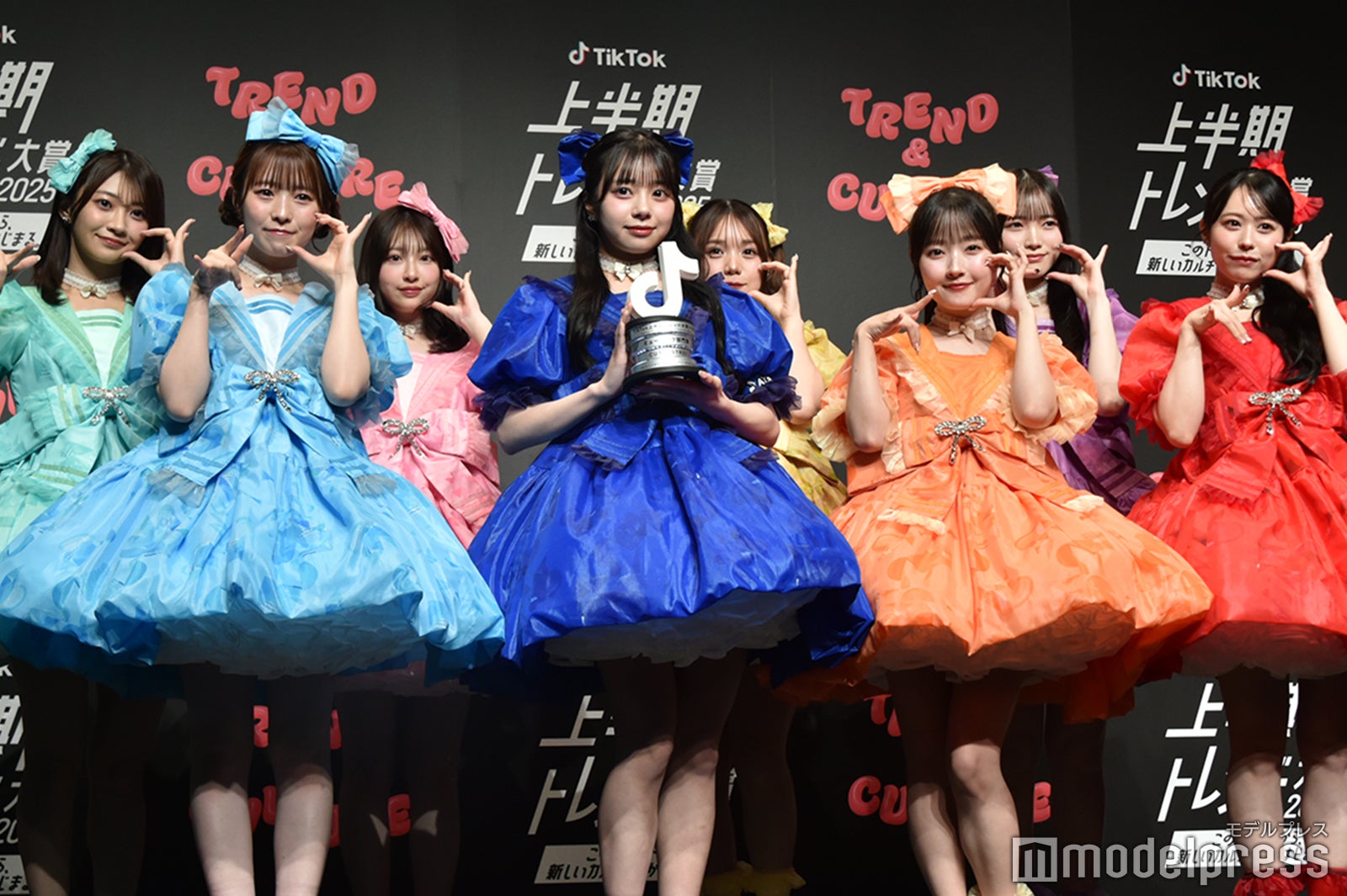 CUTIE STREET「かわだめ」約62億回再生でミュージック部門受賞【TikTok上半期トレンド大賞2025】