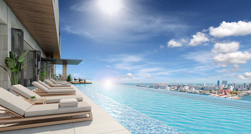 神戸に新ホテル「EVOL HOTEL KOBE」インフィニティプール＆六甲山やポートアイランドを一望