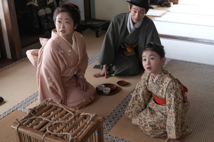 池脇千鶴、福地美晴ら「ばけばけ」第3話(C)NHK