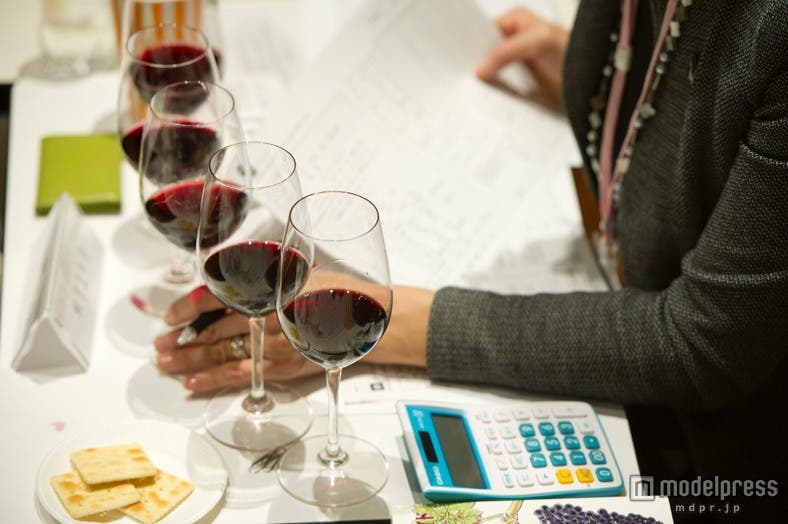 エントリーしたワインをテイスティング