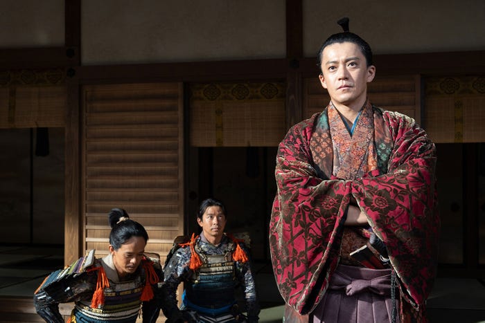 (左から)池松壮亮、仲野太賀、小栗旬「豊臣兄弟!」第8話(C)NHK