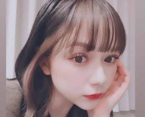 HKT48村重杏奈、インナーカラー&重めバングにイメチェン「真似したい」「さらに美しい」と反響