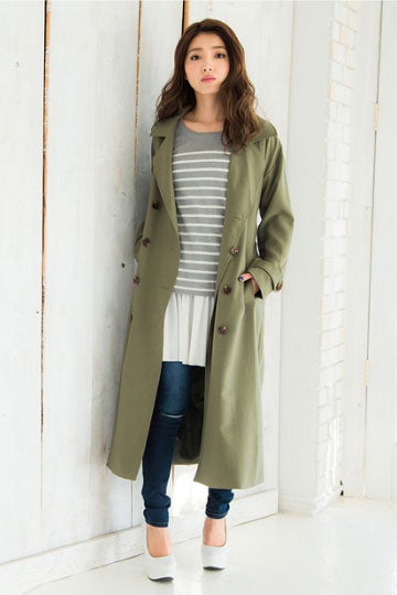 マキシトレンチコート「Re:EDIT by GALSTAR」5,298円（税込）／画像提供：Re:EDIT by GALSTAR