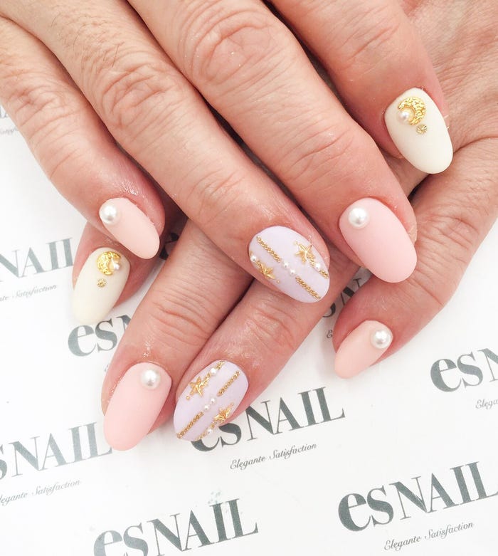 可愛いパステルカラー/画像提供:esNAIL