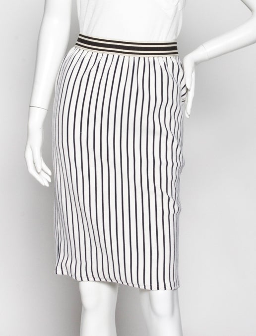 ストライプタイトスカート「riana」￥6,372(税込)