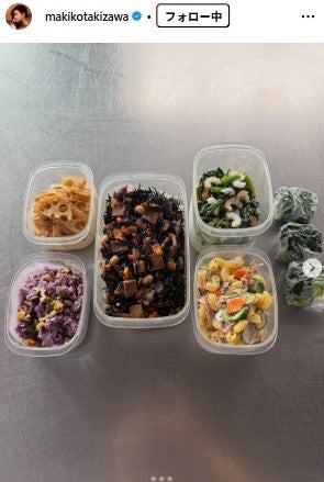 滝沢眞規子Instagramより