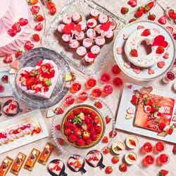 恋するフラワープリンセスのストロベリーホリックデザートブッフェ/画像提供:ベストブライダル