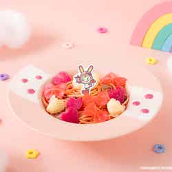 ベリエちゃんのピンク◇クリームパスタ税込1,390円(※◇=は正式にはハートマーク)(C)NARUMIYA INTERNATIONAL CO.,LTD.