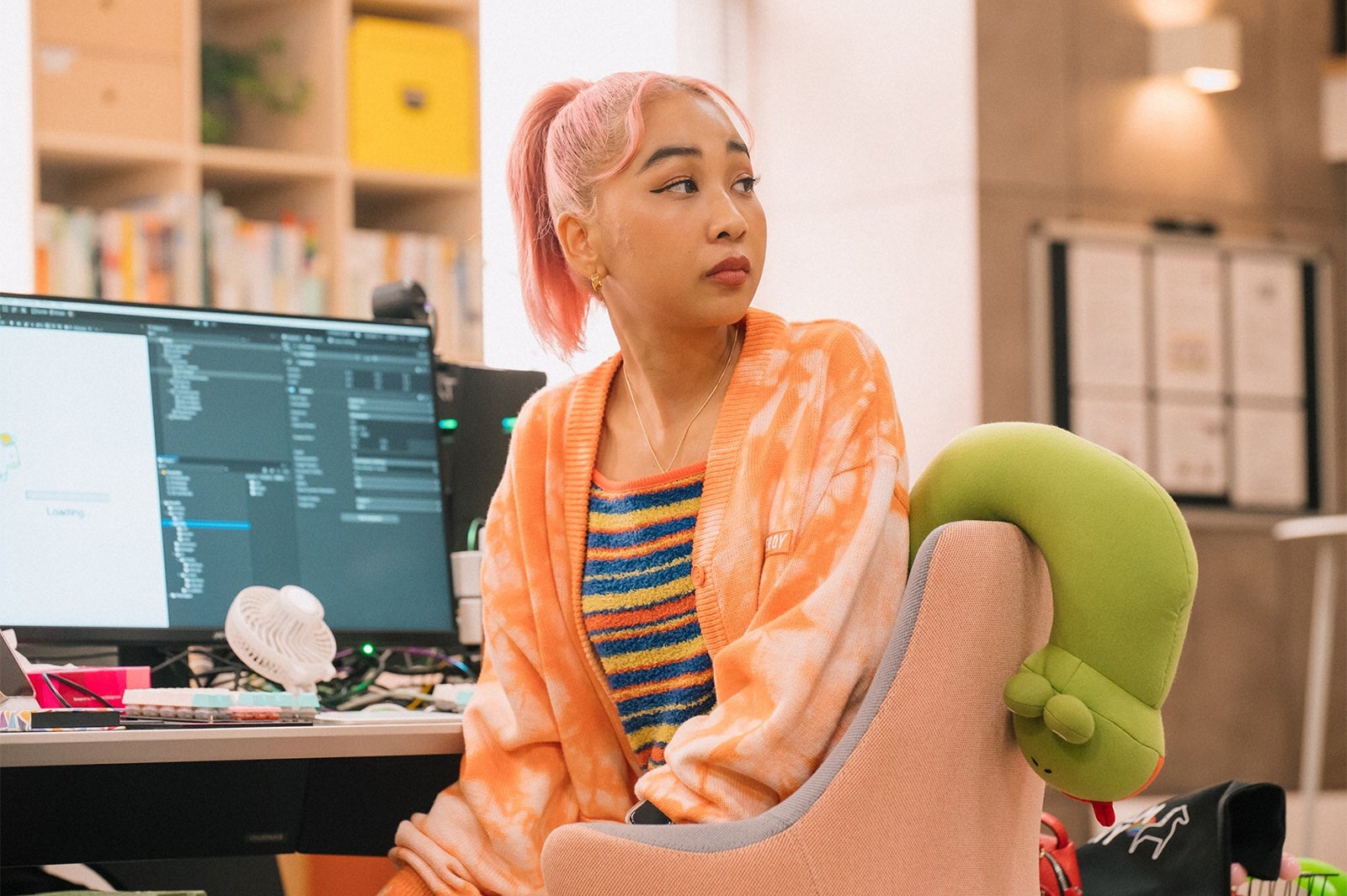 青山テルマ／「ユニコーンに乗って」第5話より（C）TBS