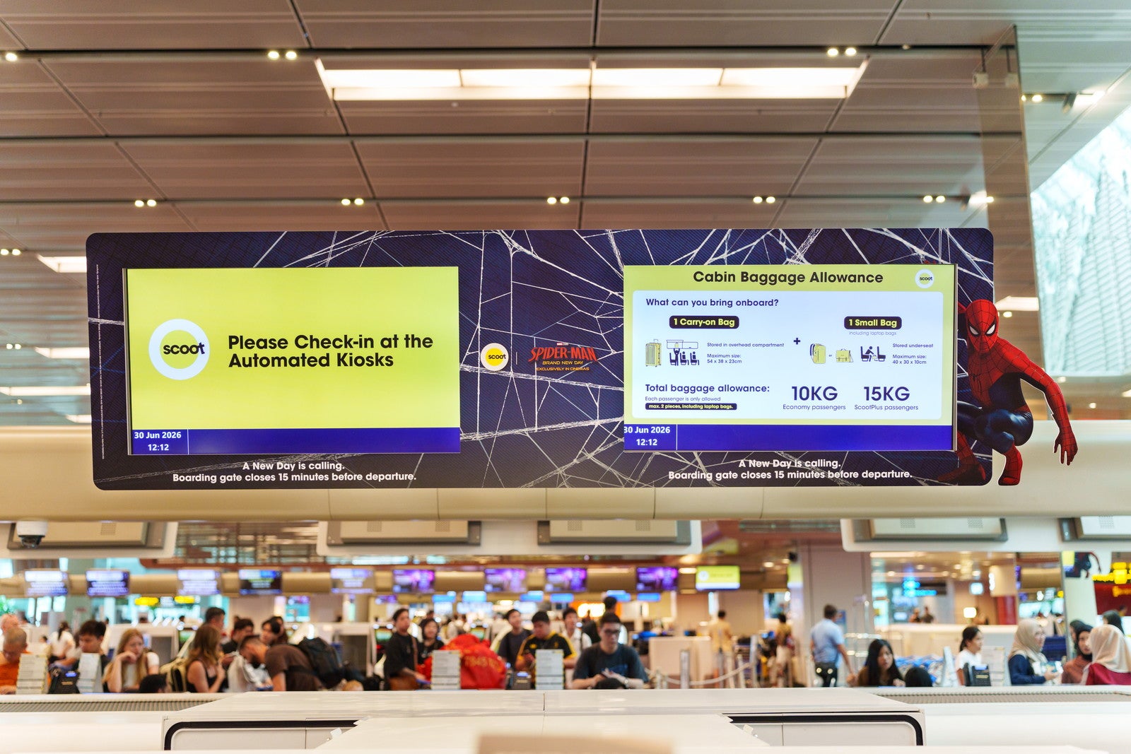 Check-in Installations at Terminal 1（提供画像）