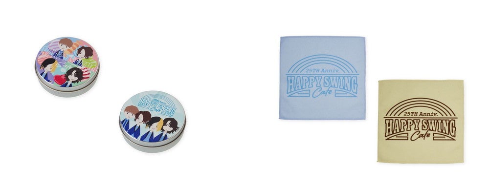 あめちゃん／キャンディ税込972円※「あめちゃん」は大阪会場のみ、「キャンディ」は東京会場のみ、ハンドタオル（ブルー／ベージュ）税込各1,320円※「ブルー」は大阪会場のみ、「ベージュ」は東京会場のみ（C）loversoul