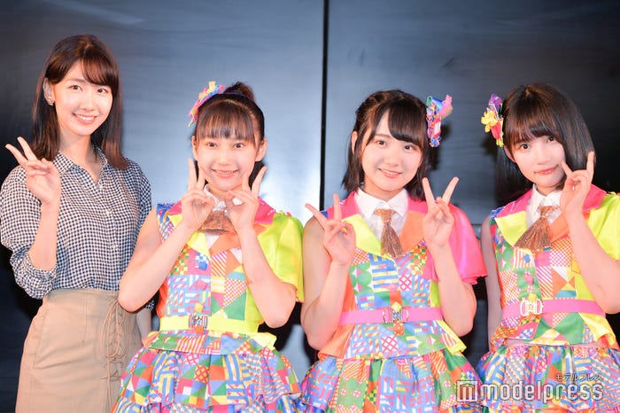 AKB48柏木由紀、鈴木くるみ、田口愛佳、矢作萌夏(C)モデルプレス