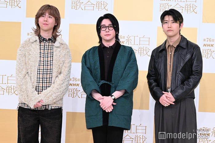 (左から)藤澤涼架、大森元貴、若井滉斗/Mrs. GREEN APPLE(C)モデルプレス