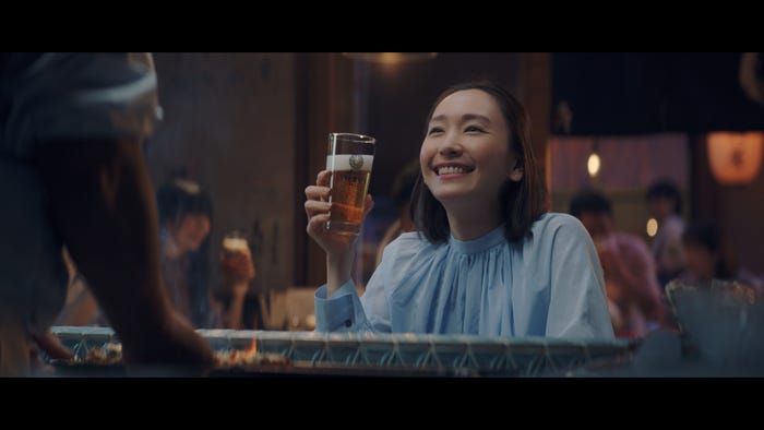 新垣結衣出演新CMより(提供写真)