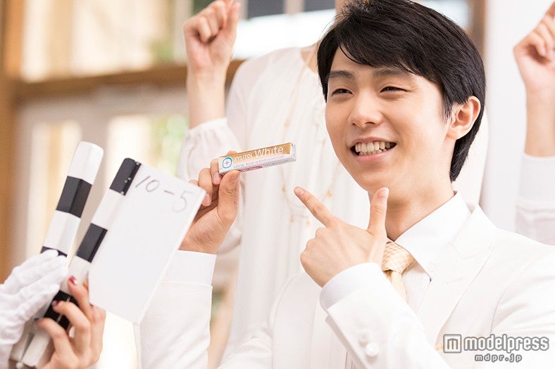 羽生結弦新CM撮影風景