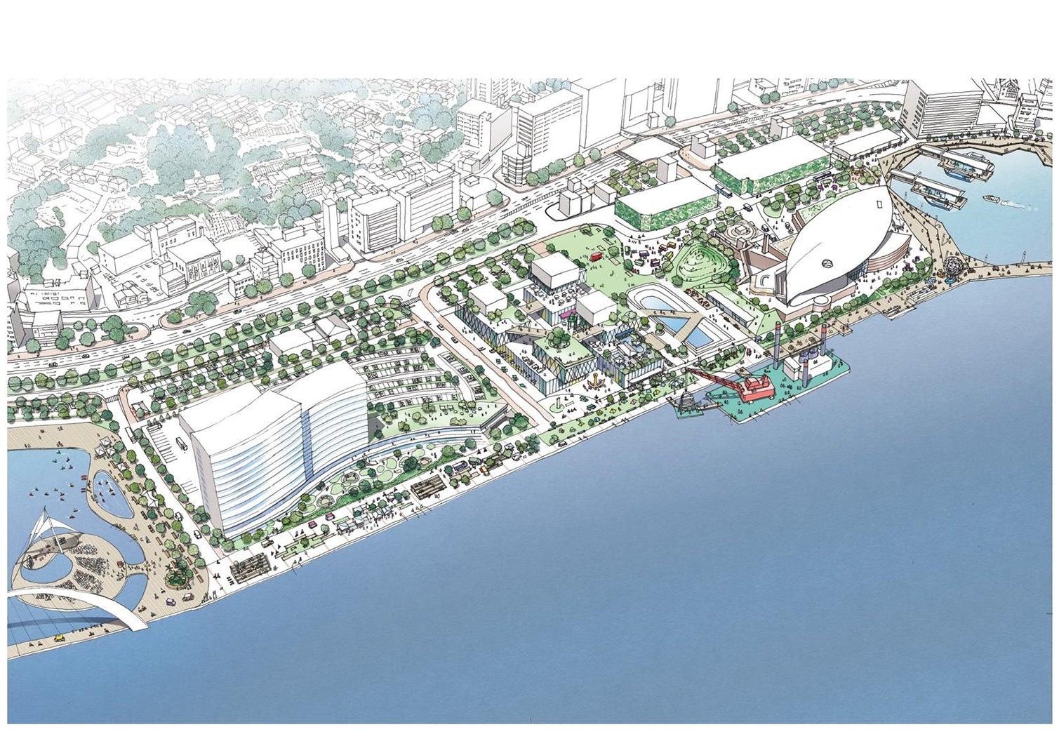 開業地のあるかぽーと・唐戸エリアイメージ／提供画像