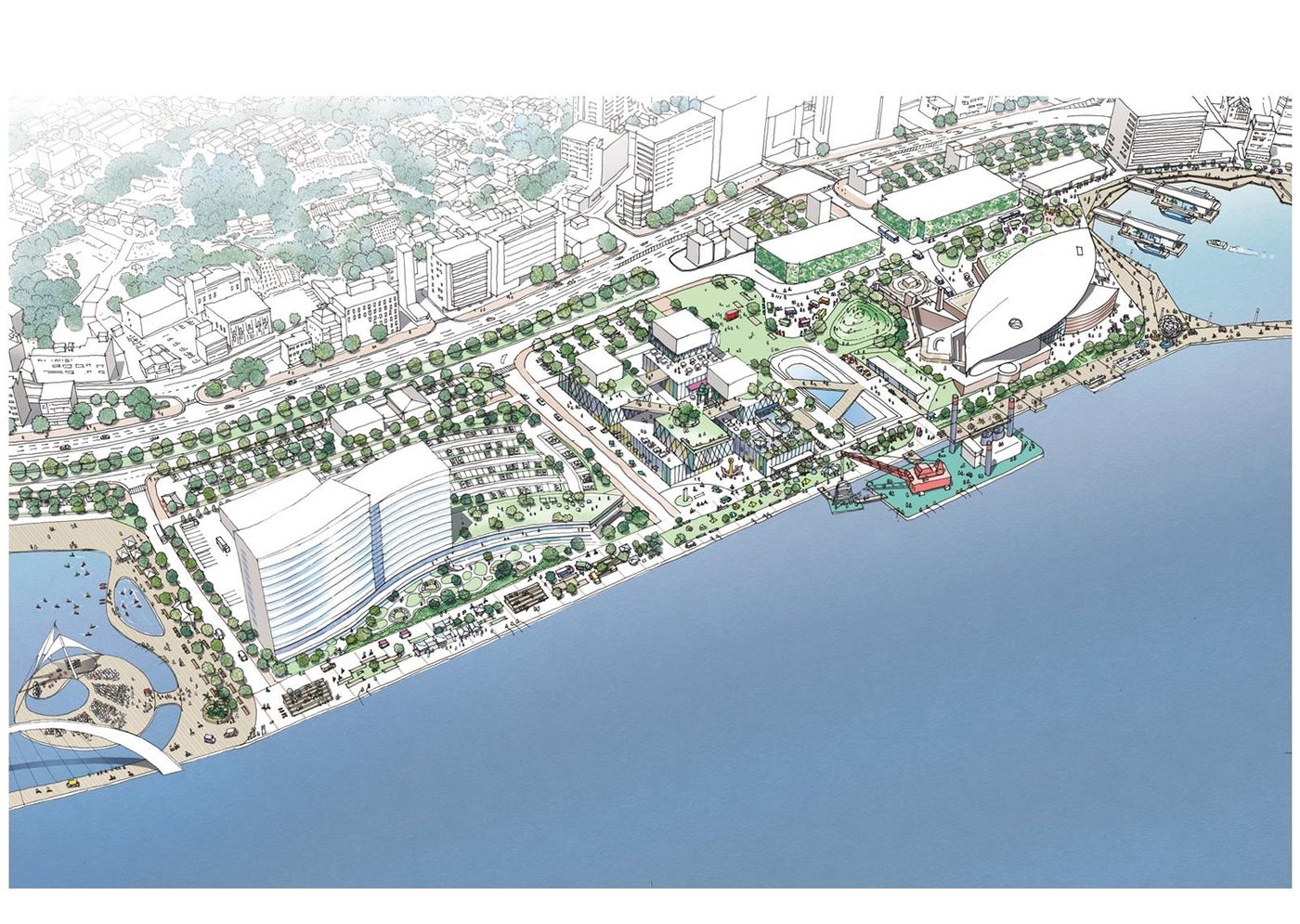 開業地のあるかぽーと・唐戸エリアイメージ／提供画像