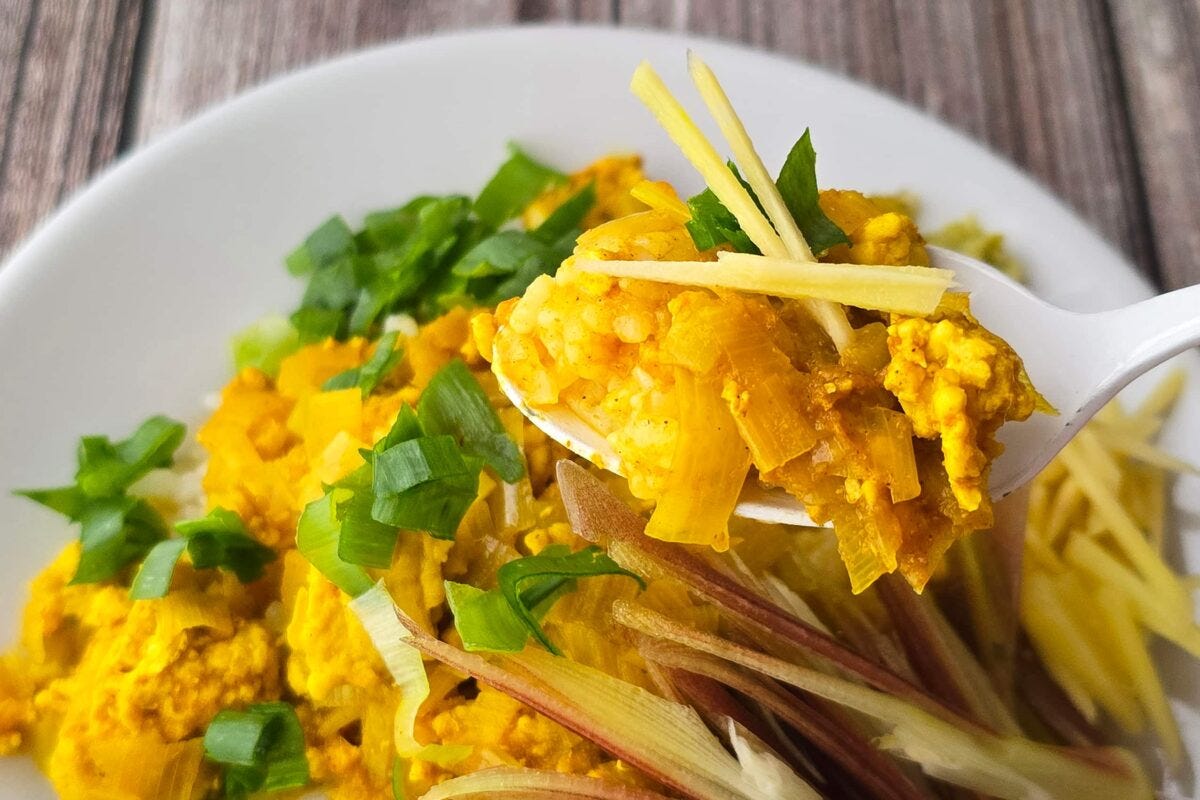薬味たっぷりだしカレー