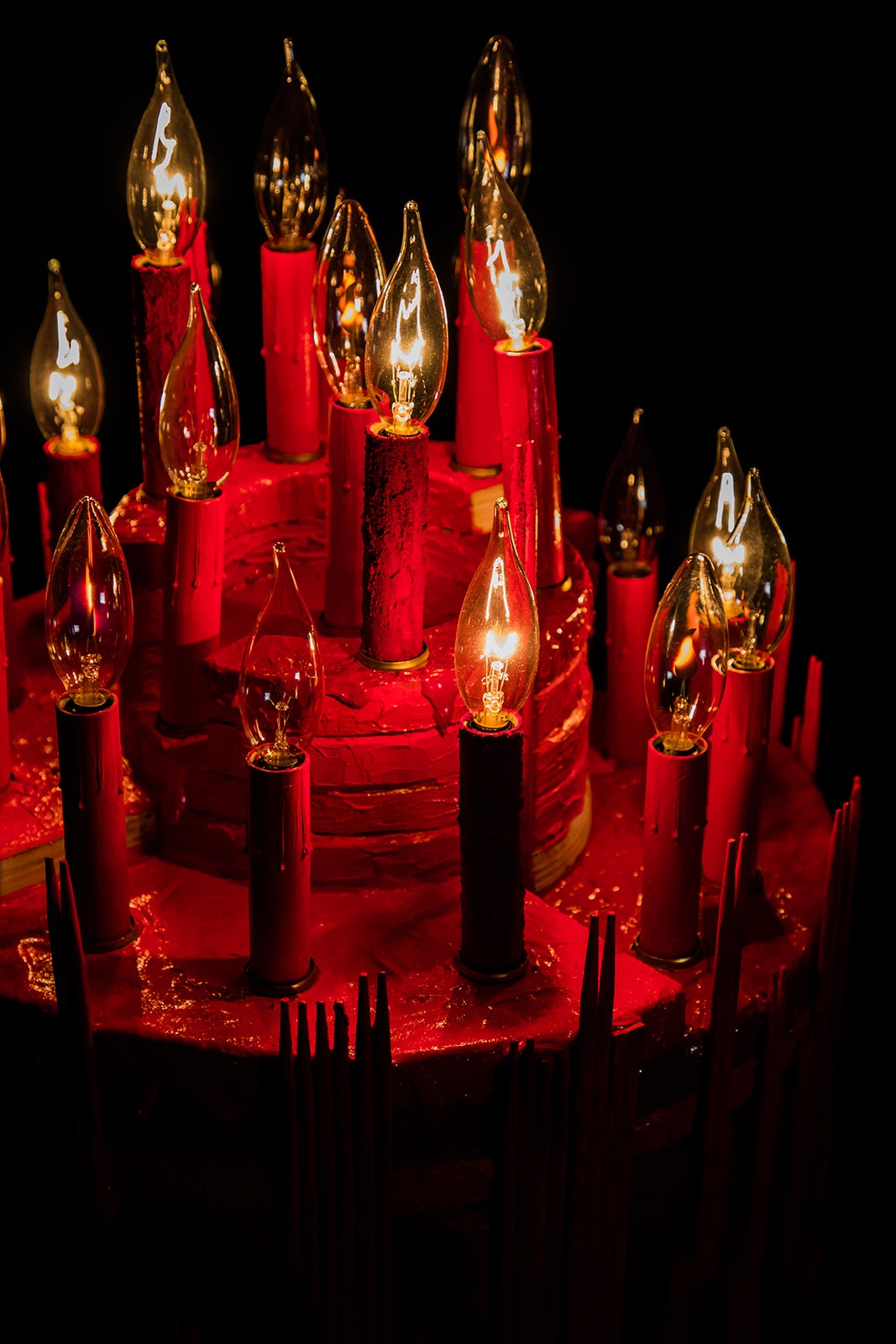 光のオブジェ『百年のfuuu.』（C）2017 Shingo Katori