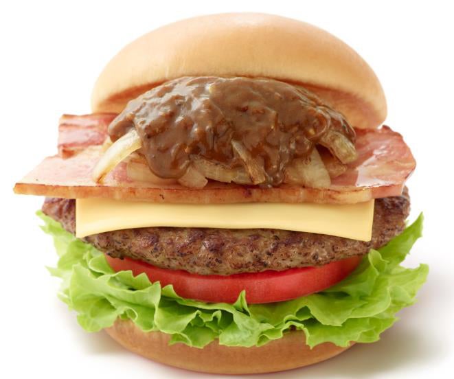 『とびきりハンバーグサンド「傑作ベーコン」スライスチーズ入り』580円／画像提供：KADOKAWA