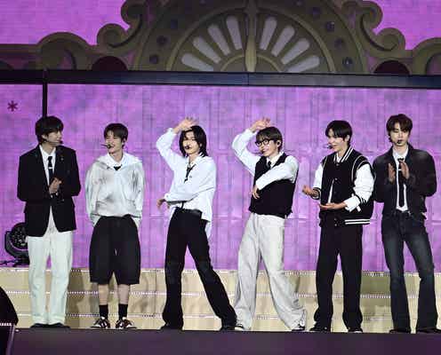 RIIZEショウタロウ、ウォンビンとの見つめ合いが悲鳴誘う「戻ってくることができて嬉しい」<SMTOWN LIVE 2024>