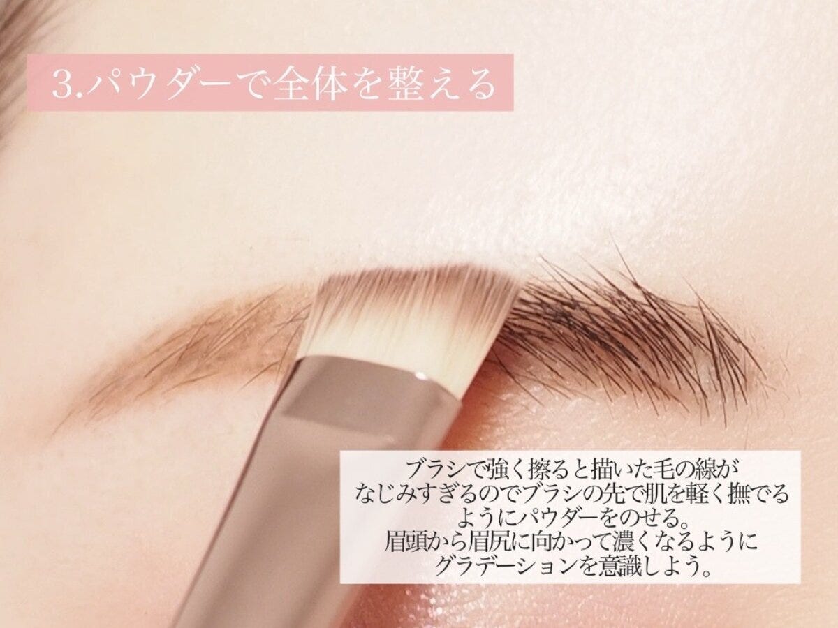 パウダーで全体を整える