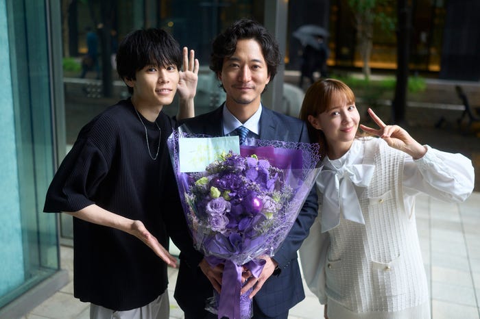 萩原利久、浅香航大、トリンドル玲奈(C)テレビ朝日