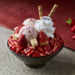 ストロベリーソルビン withハーゲンダッツ(1,600円:税込)※イートインのみ/画像提供:ソルビン