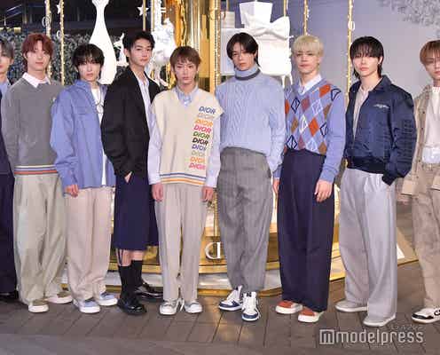&TEAM、ディオール纏い集結 試練乗り越えた1年語る「たくさんの方に助けていただいて」<ディオール ガーデン オブ ドリームズ>
