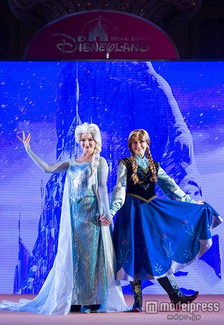 香港ディズニーランド・リゾート「アナと雪の女王」ミート&グリート・プレミア(C)Disney