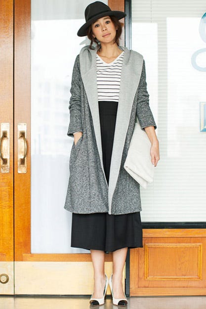裏起毛コーディガン「STYLEST」3,250円(税別)/画像提供:STYLEST