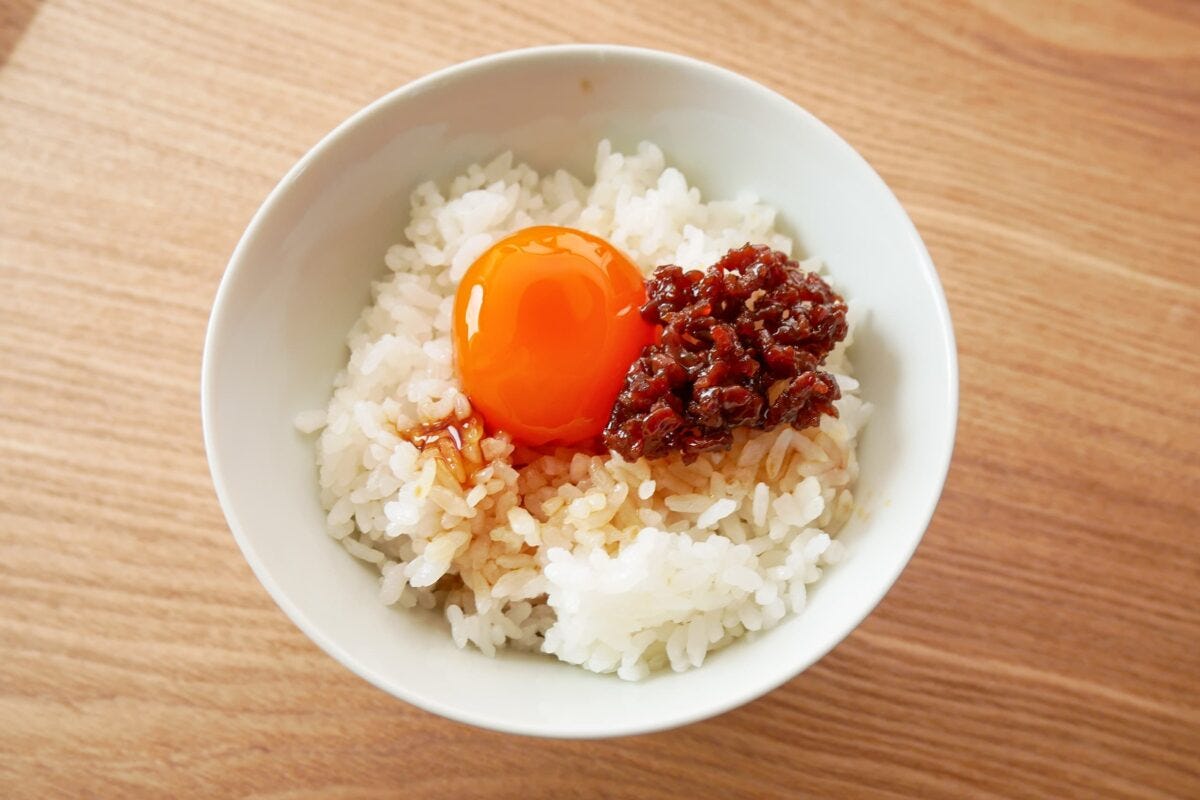 卵黄＋肉そぼろ