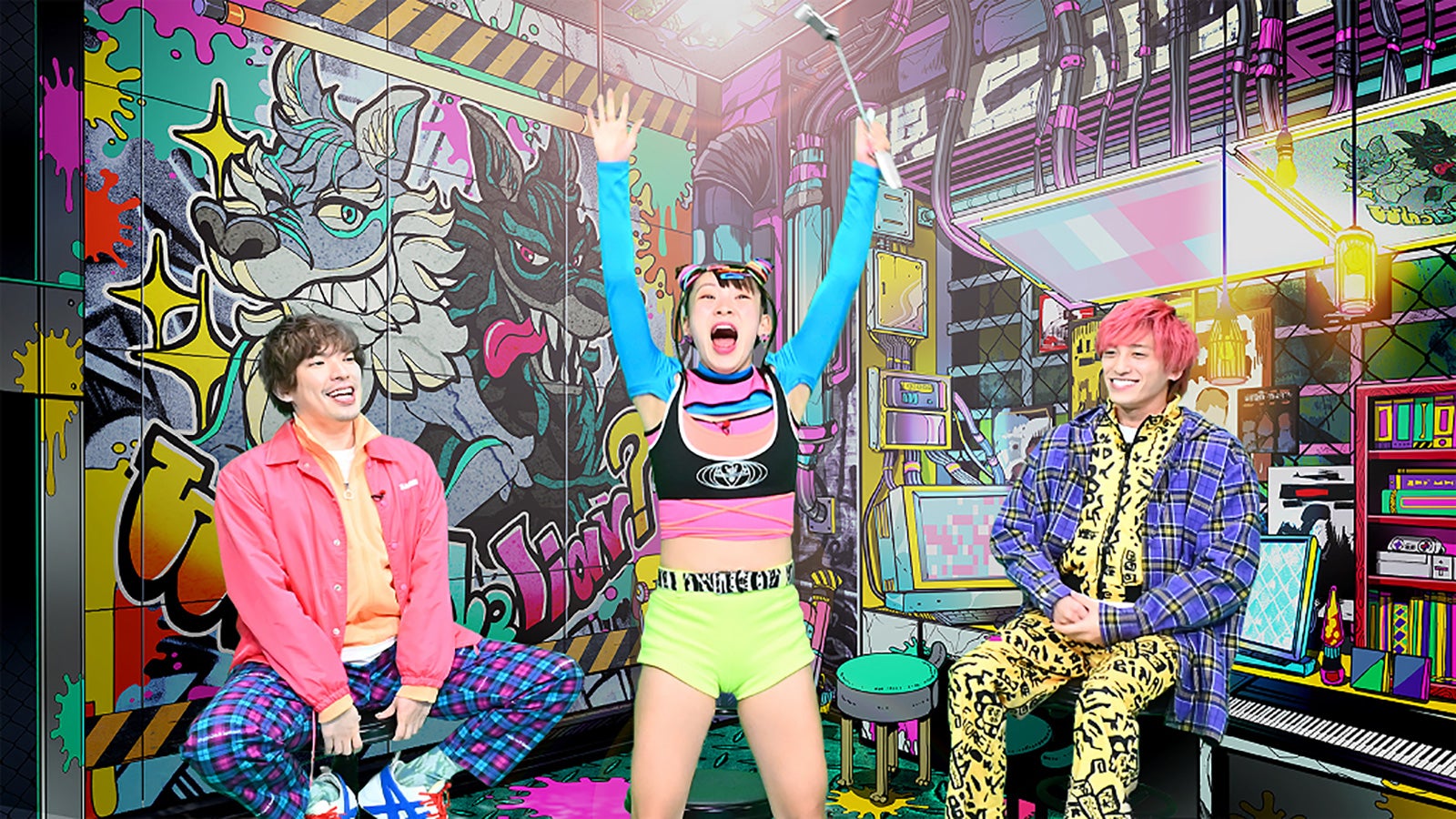 りんたろー。、フワちゃん、兼近大樹（C）TBS