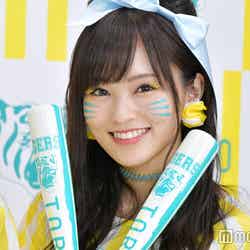 山本彩らNMB48、虎メイク＆ファッションが可愛い　阪神優勝の“公約”宣言（C）モデルプレス