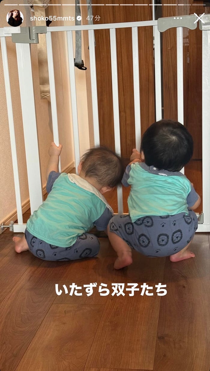 中川翔子Instagramストーリーズより