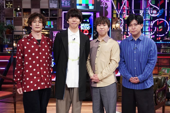 sumika/黒田隼之介、片岡健太、荒井智之、小川貴之 (C)日本テレビ