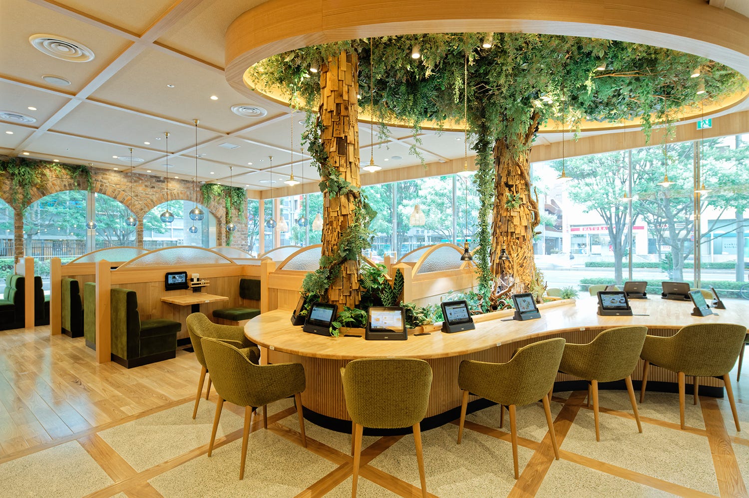 東銀座にコメダ新喫茶店「コメダイズ」“100%植物由来”パンケーキやバーガー提供