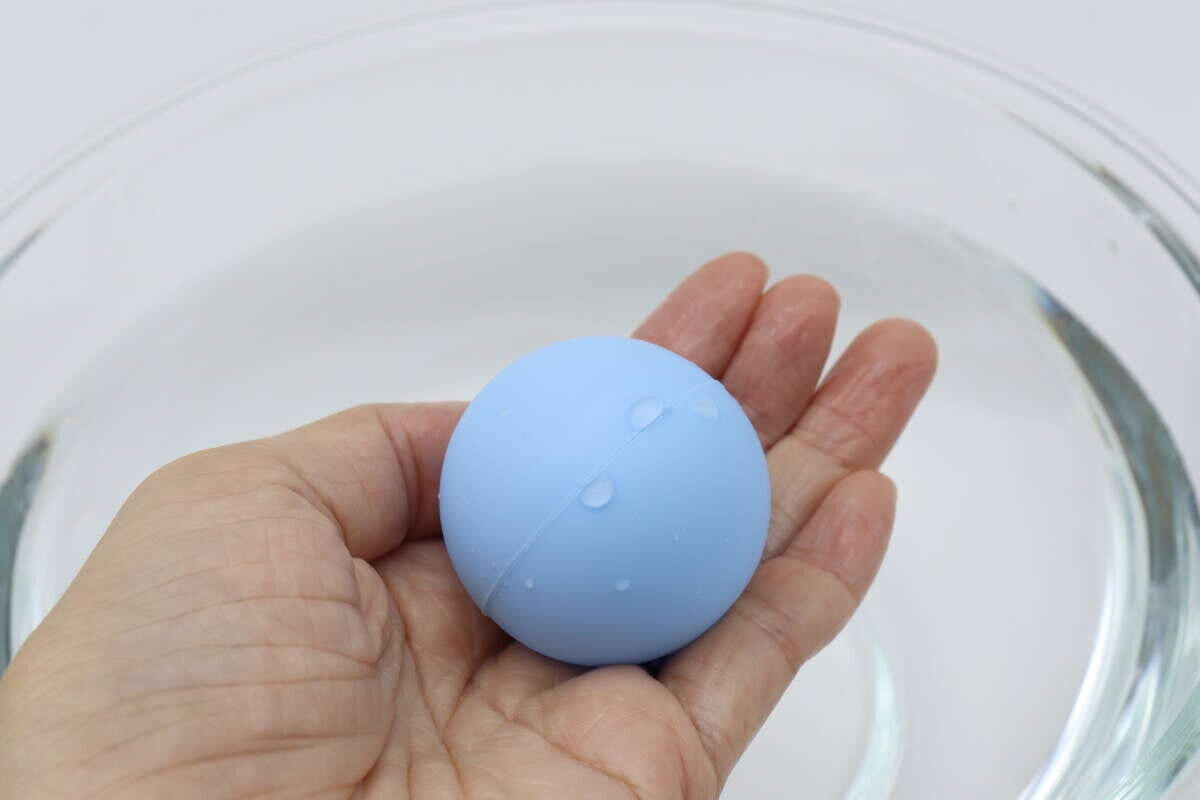 ダイソーのくり返しつかえるみずふうせんの使用例