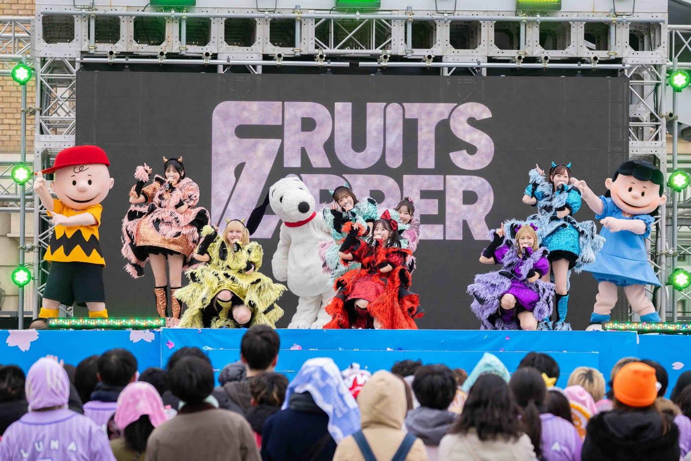 FRUITS ZIPPER／画像提供：ユニバーサル・スタジオ・ジャパン