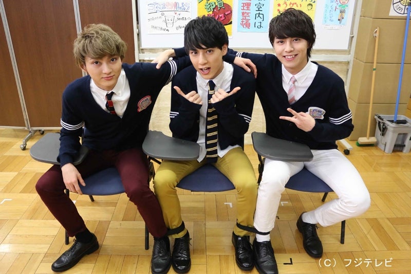 ユーキ、ユースケ、タカシ（C）フジテレビ