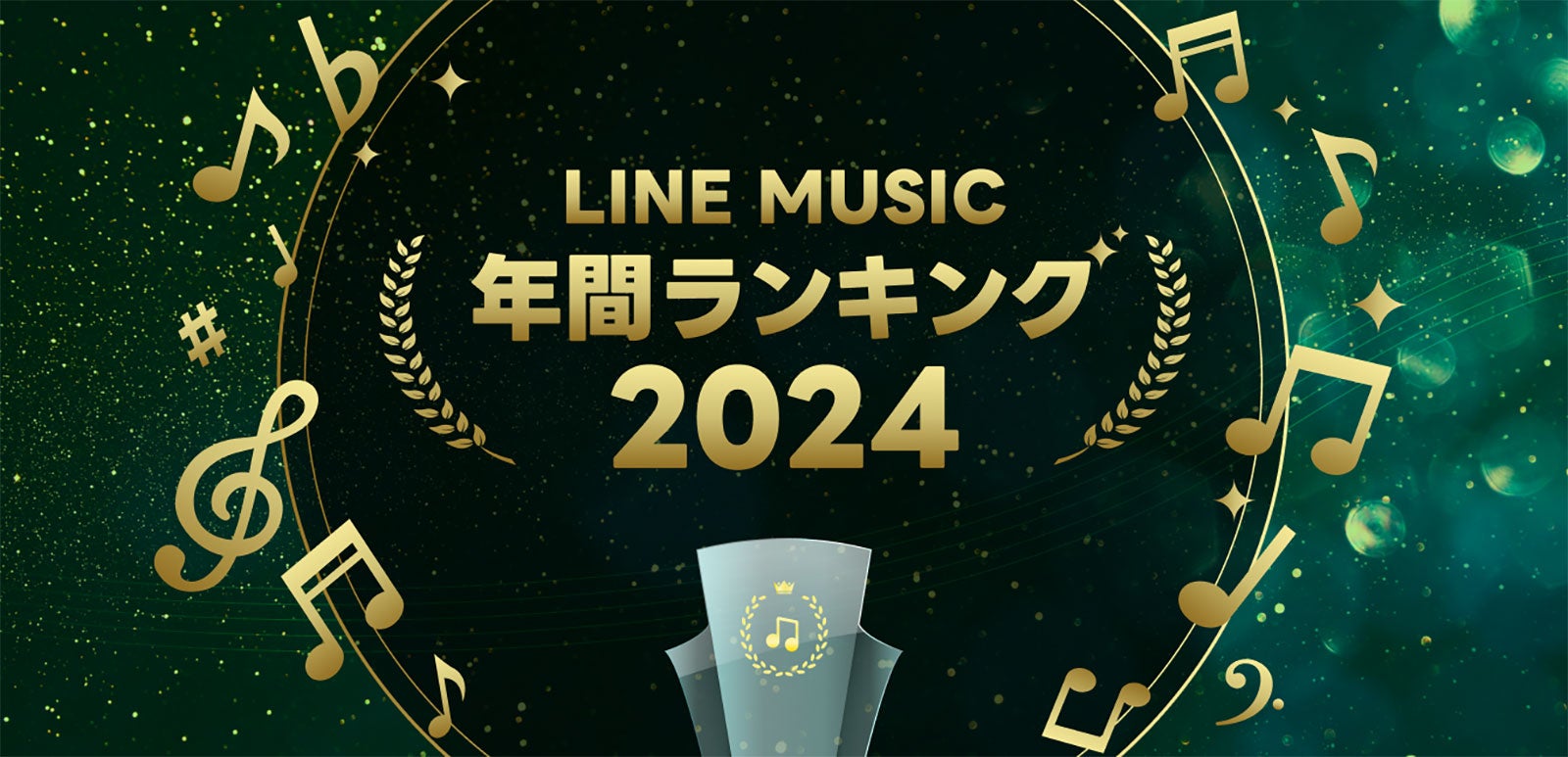 LINE MUSIC年間ランキング2024（提供写真）