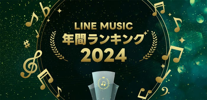LINE MUSIC年間ランキング2024(提供写真)