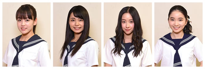 伊原六花、足立佳奈、堀田真由、福地桃子(C)TBS