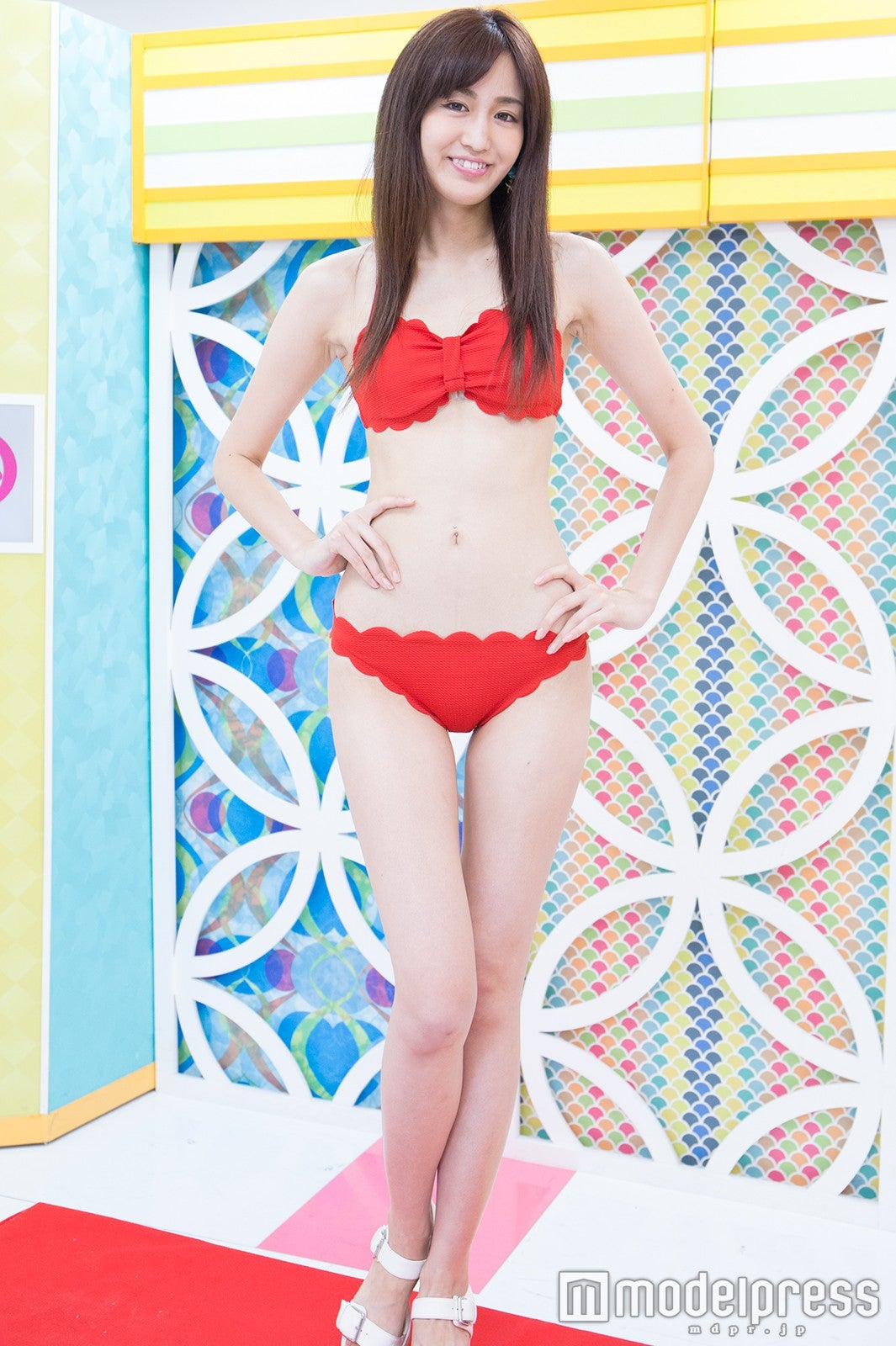 坂本くるみ／RiraMacherie： 3980円／水着提供：andante shop（C）モデルプレス