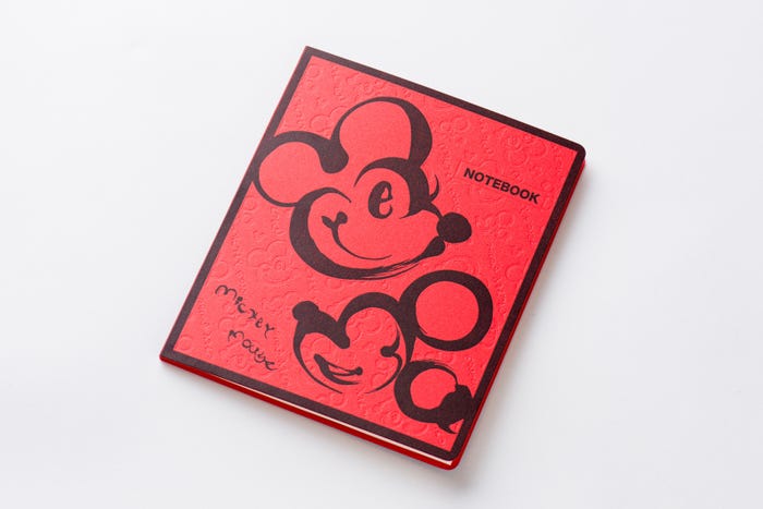 「長尺ノート」¥1,300(C)Disney