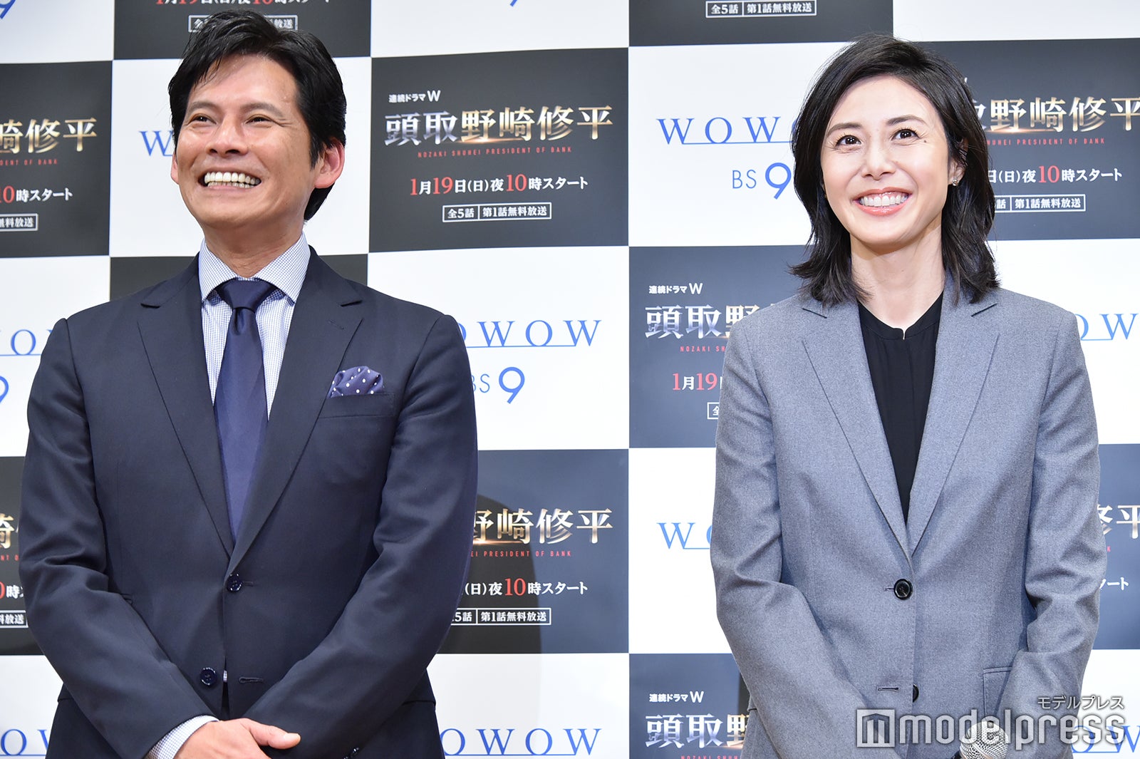 織田裕二、松嶋菜々子（C）モデルプレス