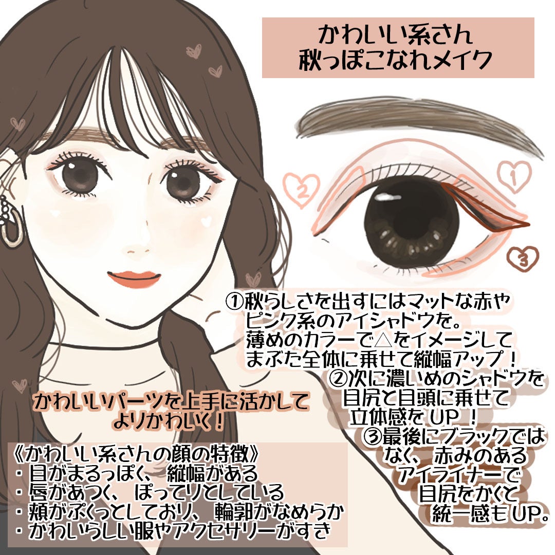 可愛い系orクール系 顔タイプ別 オススメ秋っぽこなれメイク モデルプレス 可愛い系orクール系 顔タイプ別 オススメ秋っぽこなれメイク モデルプレス