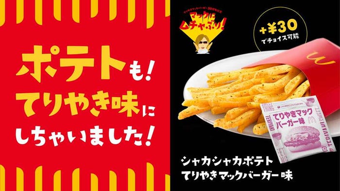 シャカシャカポテト てりやきマックバーガー味/画像提供:日本マクドナルド