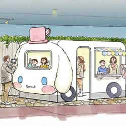 「シナモロールふわもこタウン」フォトスポットイメージ(C)2016 SANRIO CO.,LTD.