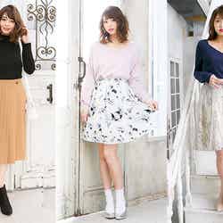 今買うなら断然「甘めスカート」！春まで使える3タイプ／画像提供：神戸レタス